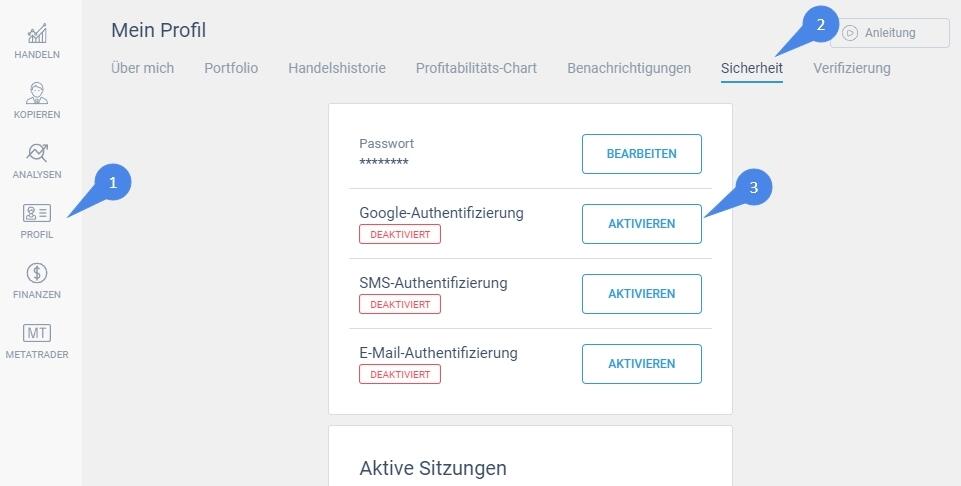 LiteForex: Optimale Sicherheit Ihres Kontos mit der Zwei-Faktor-Authentifizierung | LiteForex