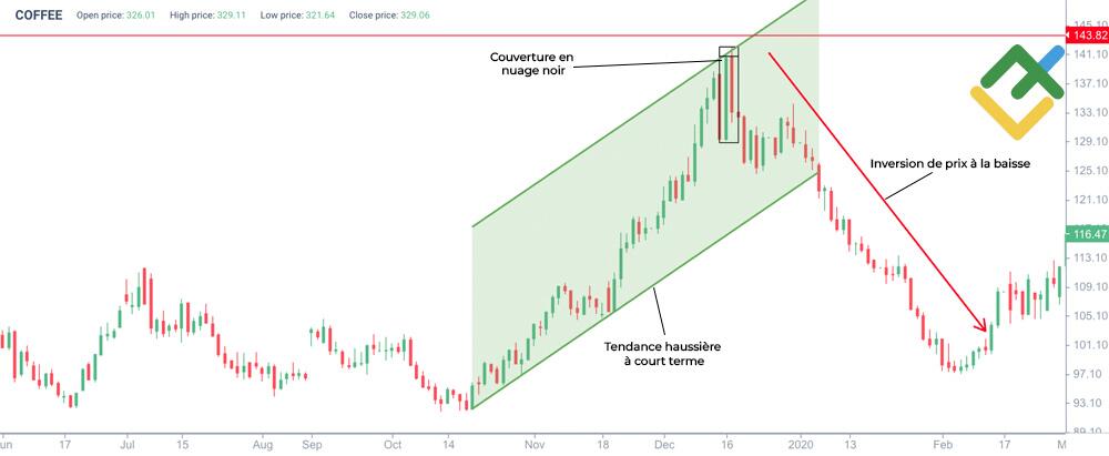 LiteFinance: Exemple de modèle de Couverture en nuage noir