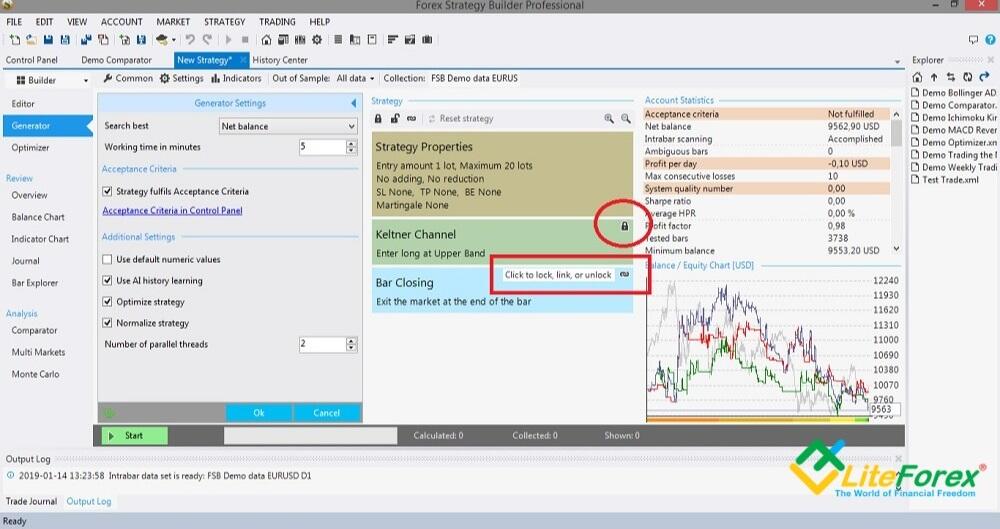 LiteFinance: 4. Strategy Generator