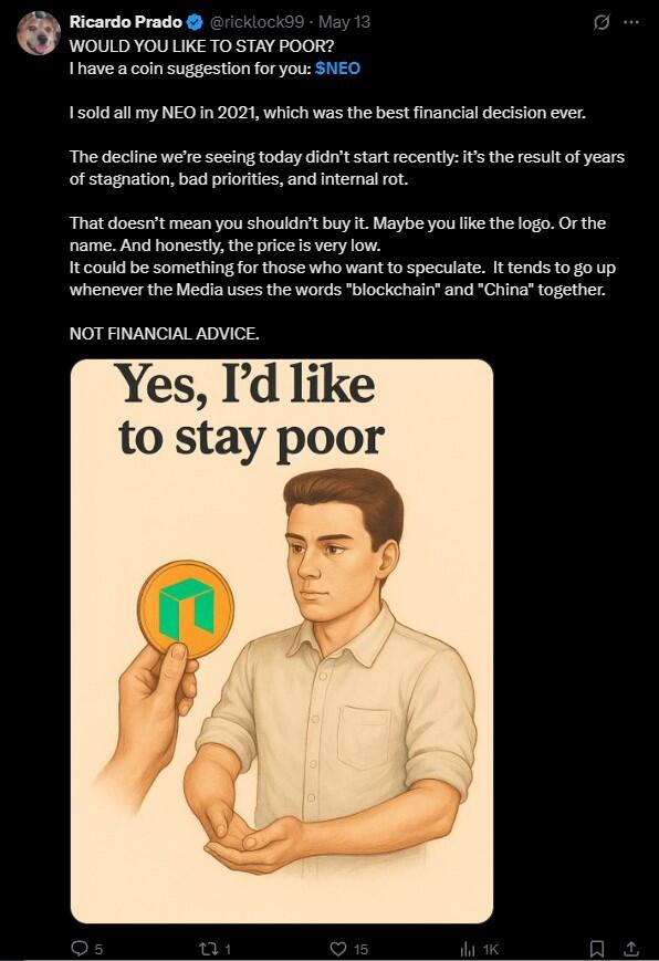 LiteFinance: Sosyal Medyada NEO Hakkındaki Piyasa Hissiyatı