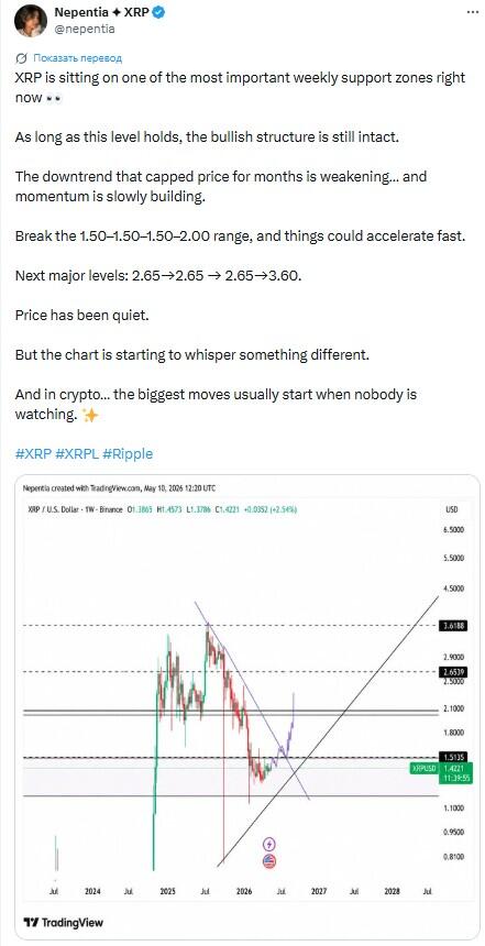LiteFinance: Market Sentiment for XRP (Ripple) on Social Media