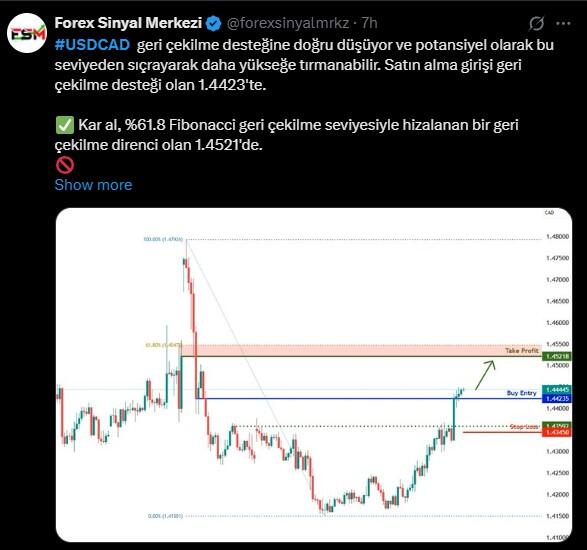 LiteFinance: Sosyal Medyada USDCAD İçin Piyasa Hissiyatı