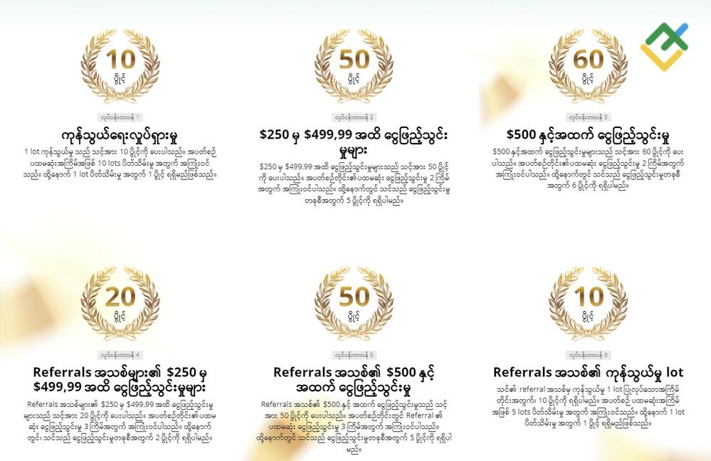 LiteFinance: ပွိုင့်များကို မည်ကဲ့သို့ရှာဖွေစုဆောင်းရမည်နည်း။