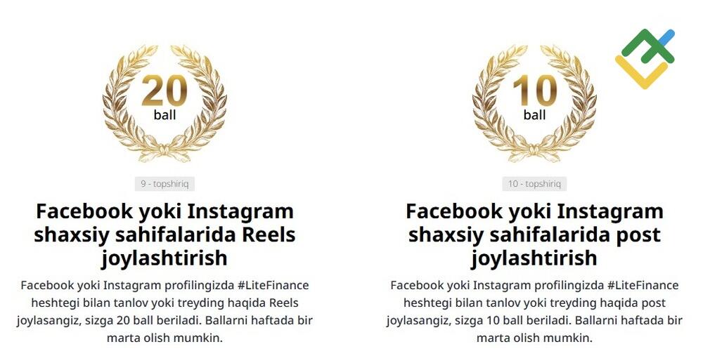 LiteFinance: Reytinglarda yuqoriroq o‘rinni qanday egallash mumkin?