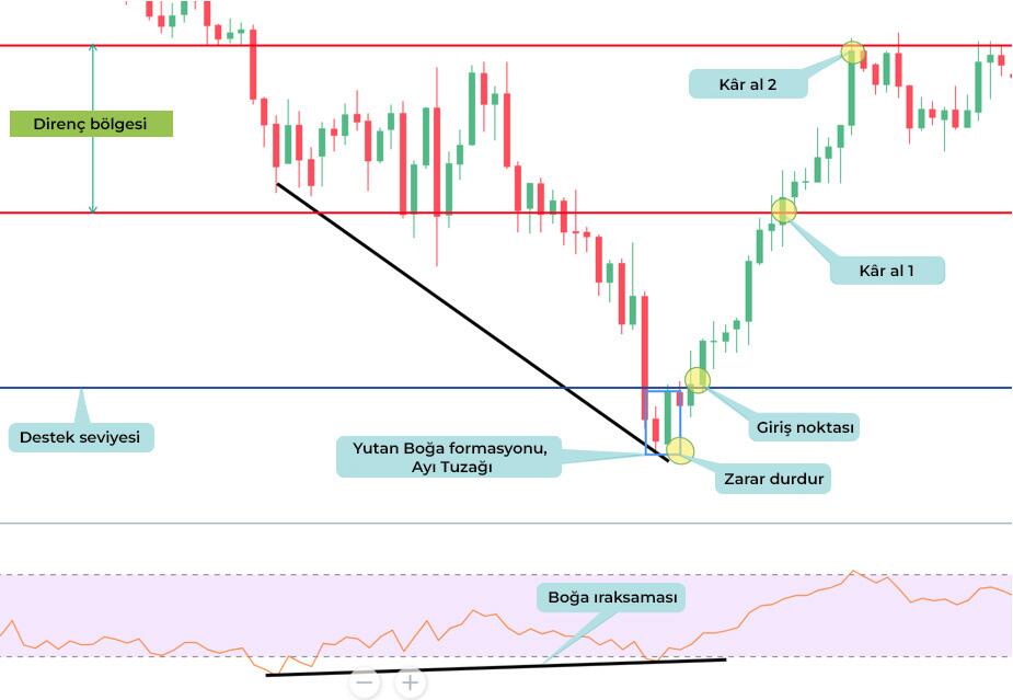 LiteFinance: Ayı tuzağı nasıl tespit edilir — Ayı tuzağı teknik analizi