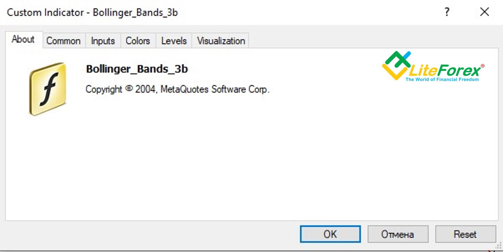 LiteForex: Trendhandel Indikator-Strategie