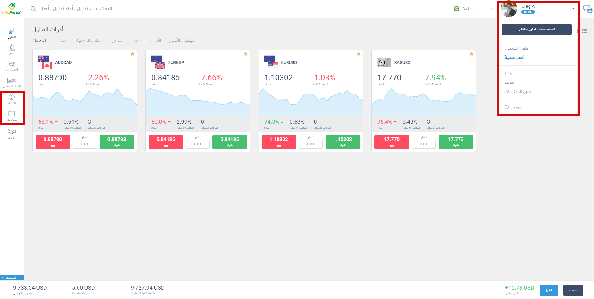 LiteFinance: 3 مراجعة ملف تعريف العميل بعد التسجيل