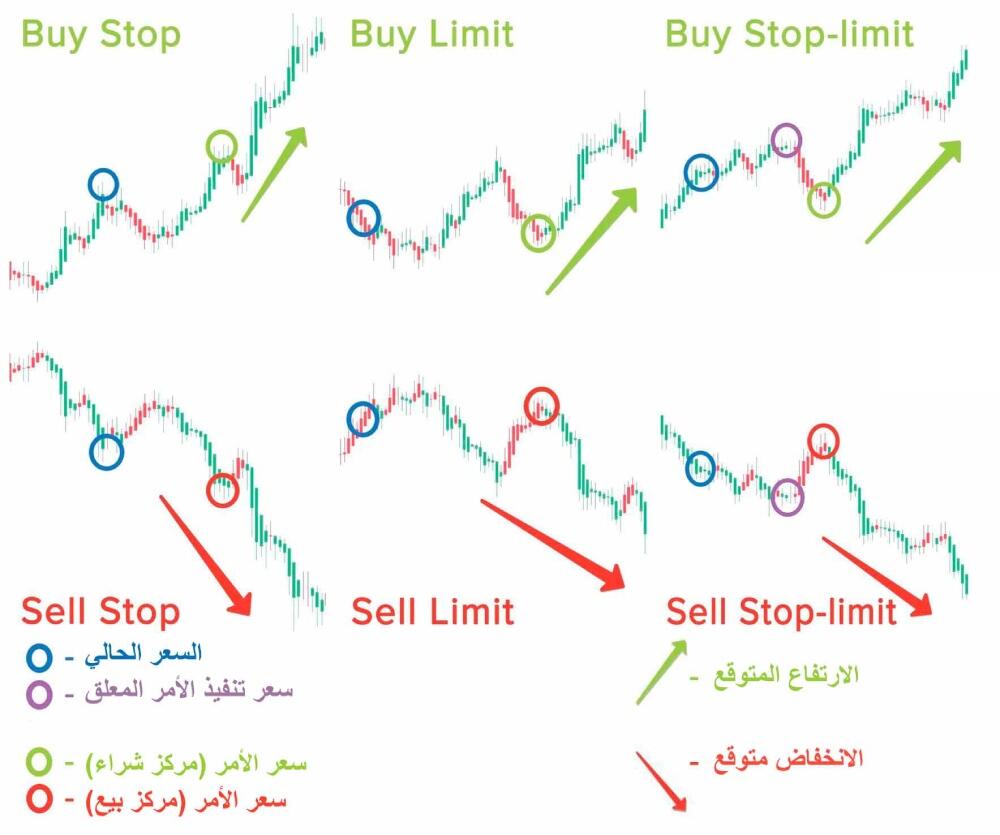 LiteFinance: أنواع الأوامر