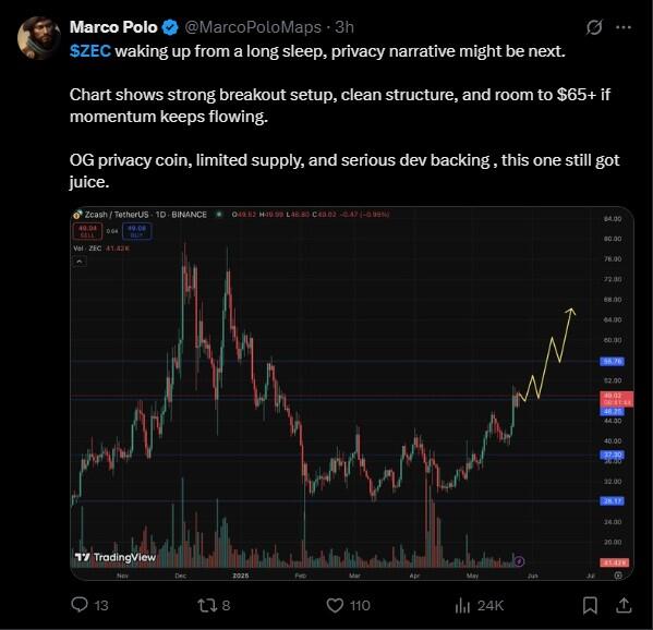 LiteFinance: Sentimen Pasar untuk ZEC (Zcash) di Media Sosial