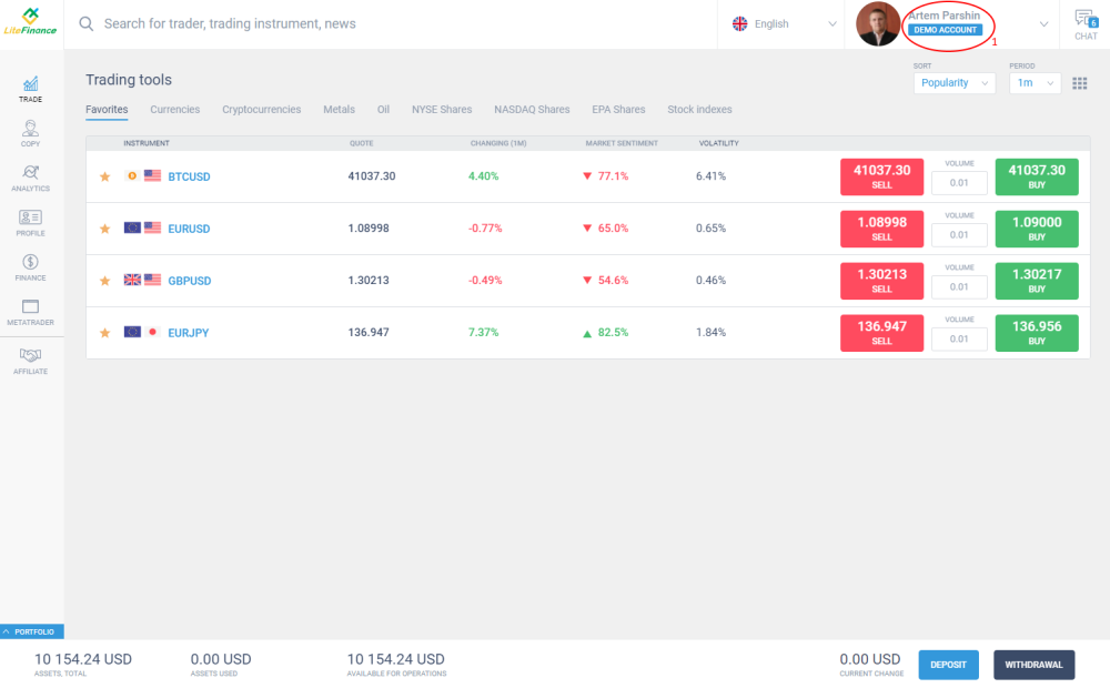 Conta demo Forex: como abrir e usar