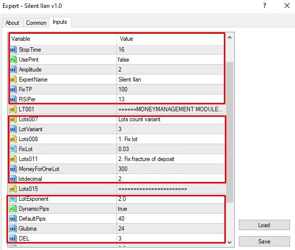 LiteForex: Auswahl und Konfiguration des Expert Advisors