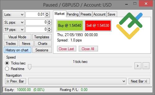 LiteForex: 1. Instalacja i ustawienie Forex Simulator