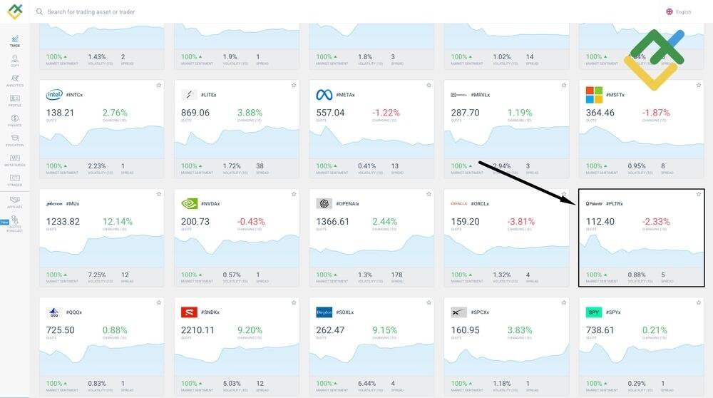 LiteFinance: How to Trade Palantir Stock CFDs