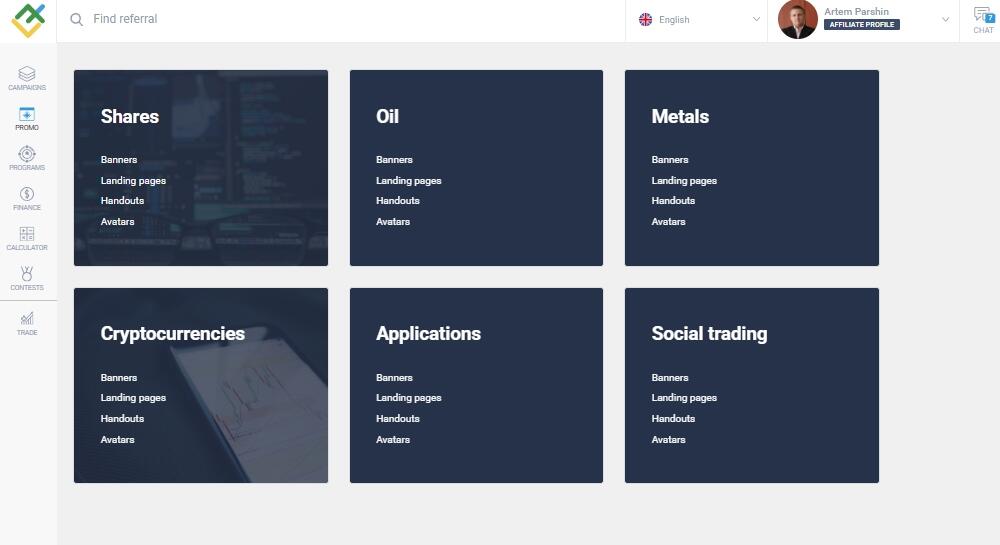 LiteFinance: Affiliate Profile