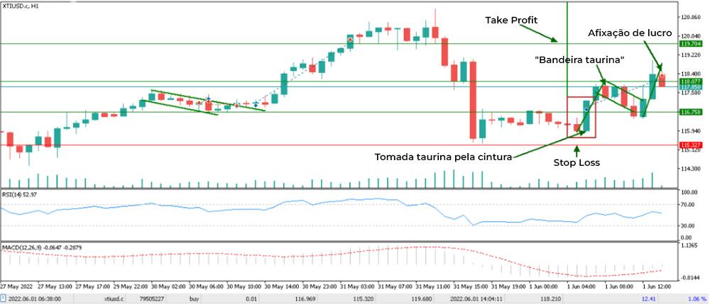 LiteFinance: Um exemplo de trading pelos modelos de velas no Forex