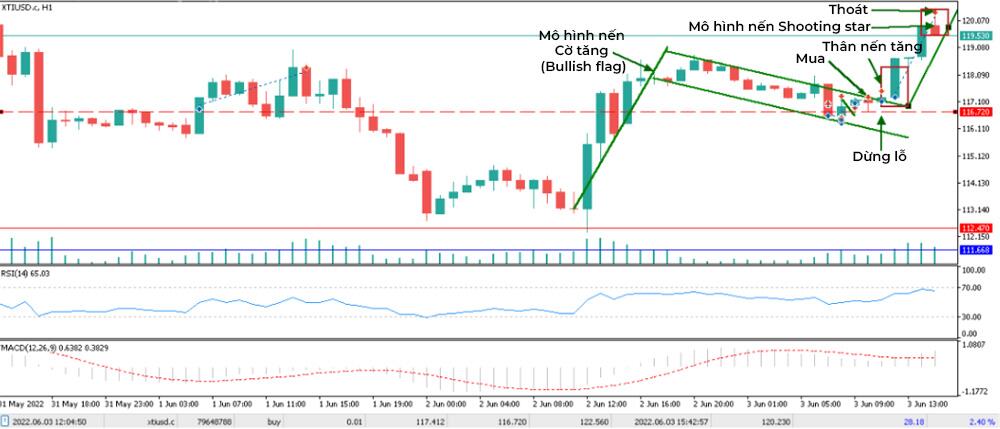 LiteFinance: Các ví dụ của biểu đồ nến giao dịch trong Forex