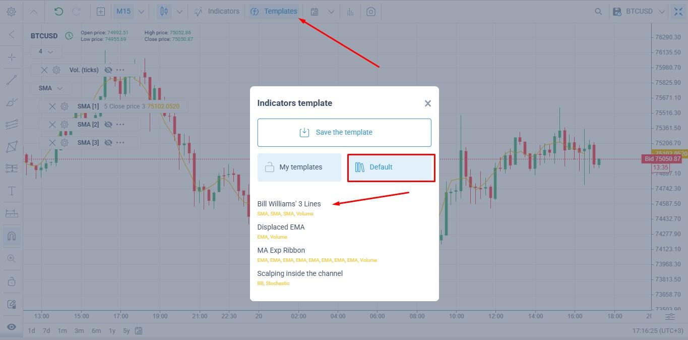LiteFinance: Templates