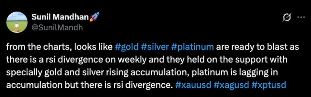 LiteForex: Nastroje rynkowe dotyczące XPT (platyny) w mediach społecznościowych