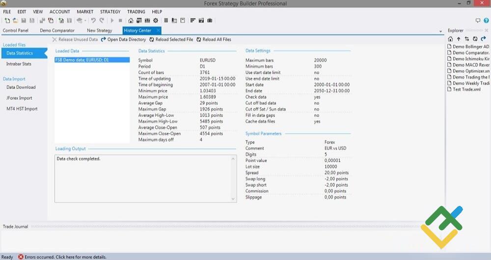 LiteFinance: 2. Geçmiş verileri içe aktarma