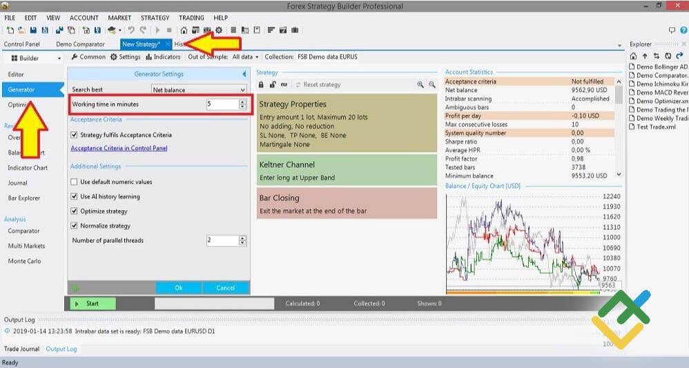 LiteFinance: 4. Strateji Oluşturucu