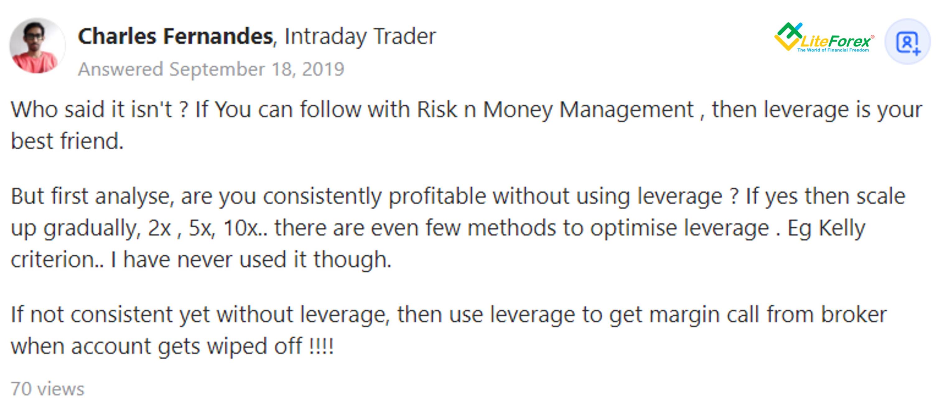 LiteFinance: Sonuç: Kaldıraç Olmalı mı Olmamalı mı