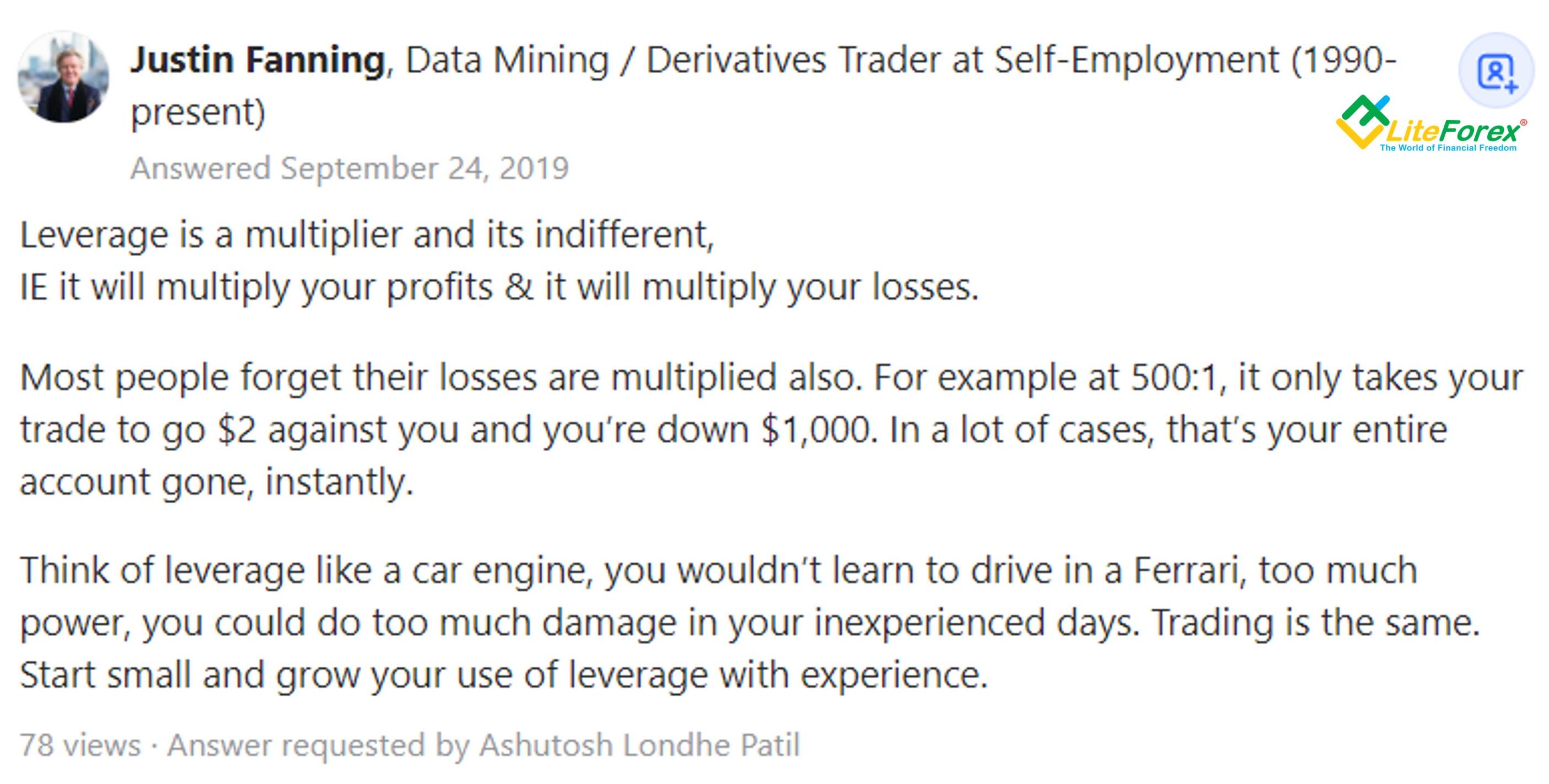 LiteFinance: Sonuç: Kaldıraç Olmalı mı Olmamalı mı