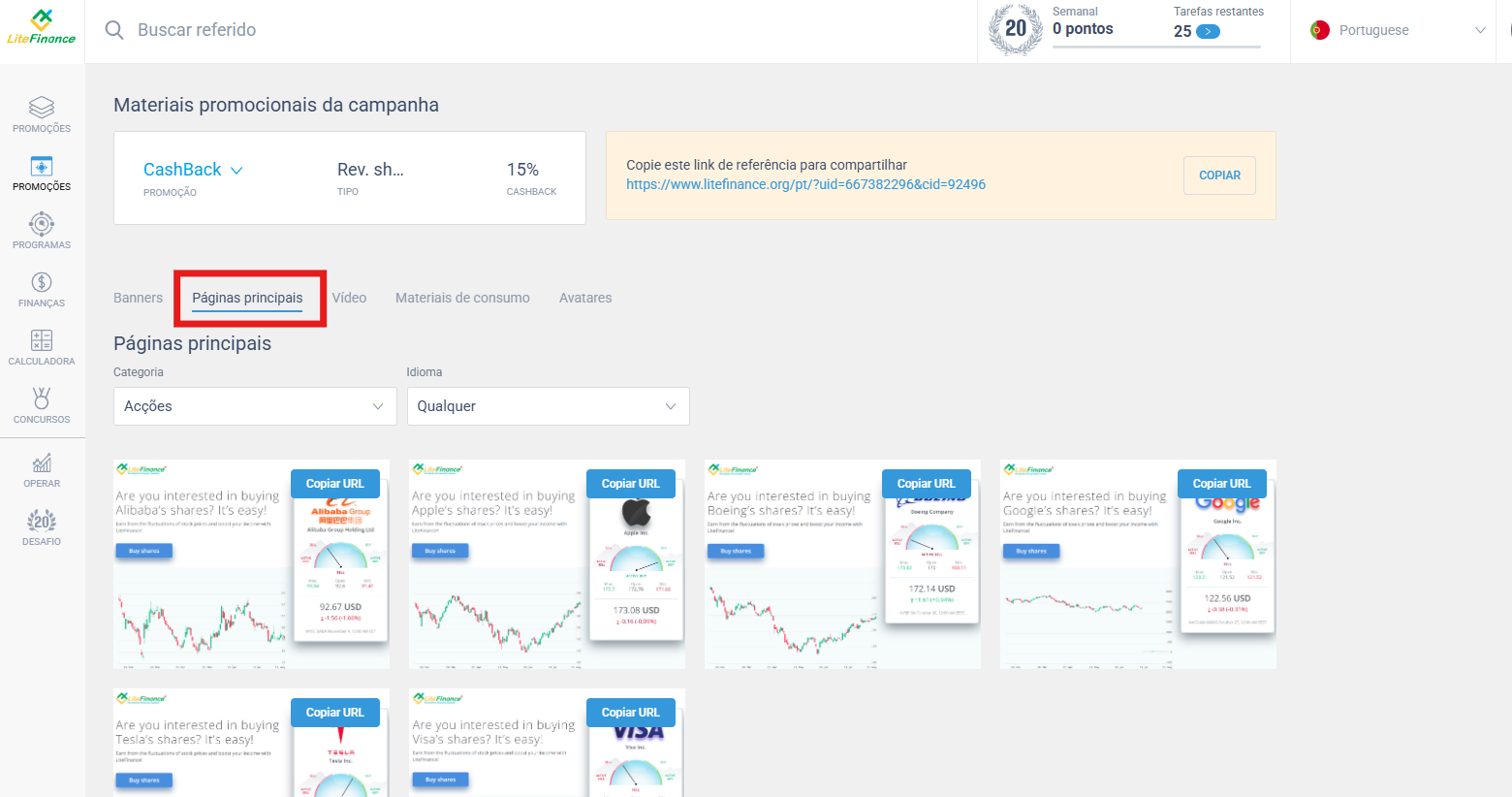 LiteFinance: Como tornar-se um parceiro: tipos de programas e ordem de registro
