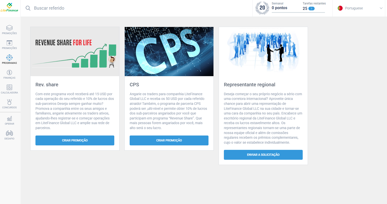 LiteFinance: Como tornar-se um parceiro da corretora (parte técnica)
