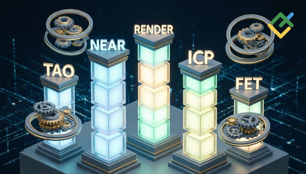 LiteFinance: Top 5 melhores criptomoedas de IA para acompanhar