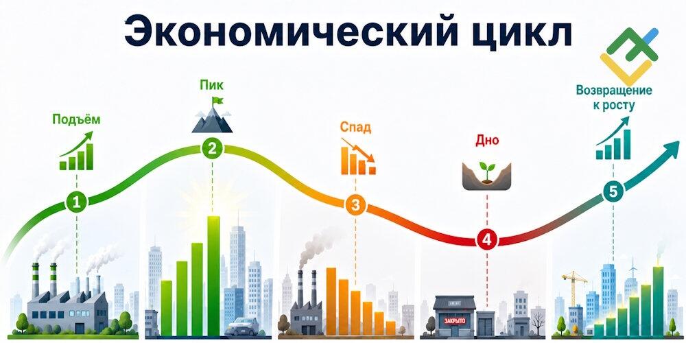 LiteFinance: Что такое циклические акции: определение и ключевые признаки