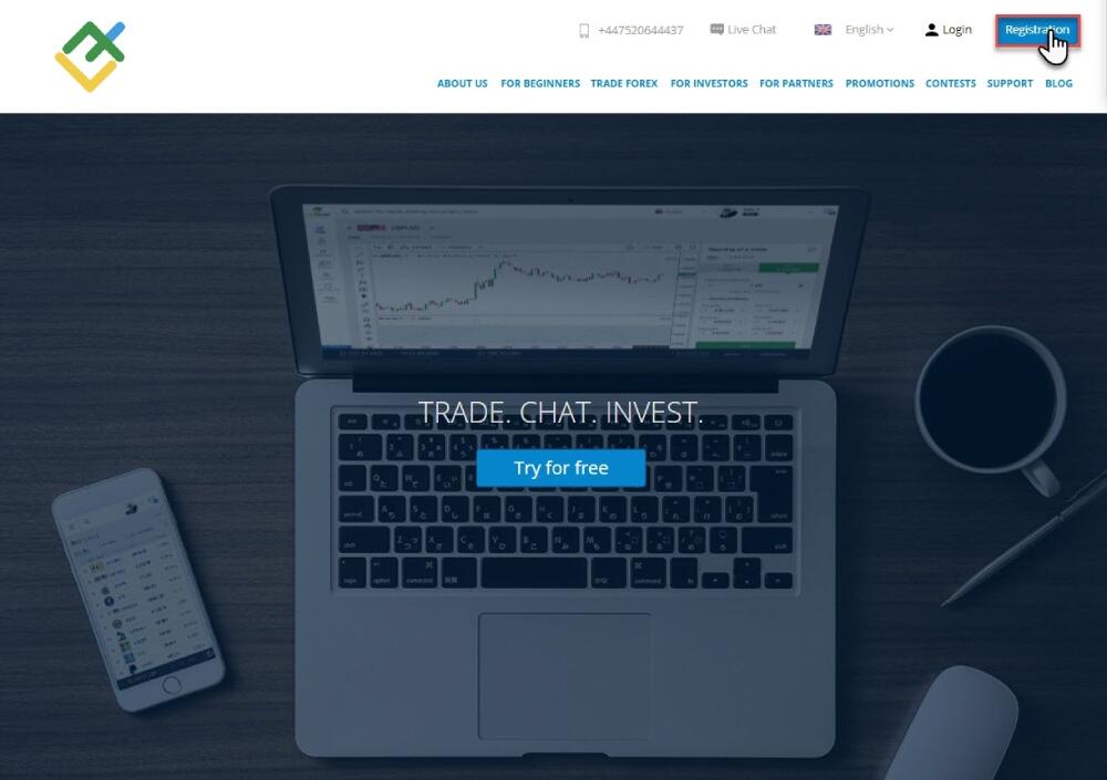 LiteForex: Passaggio 1. Apri un conto.