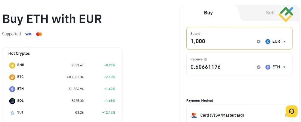 LiteFinance: 1. Direct Ethereum Purchase