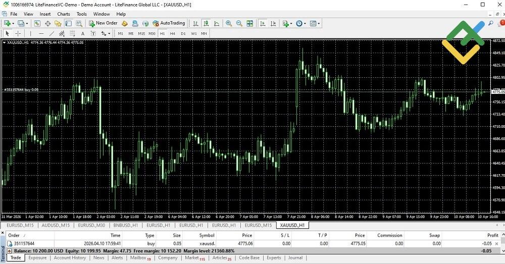 LiteFinance: Margin Call Formula and Example