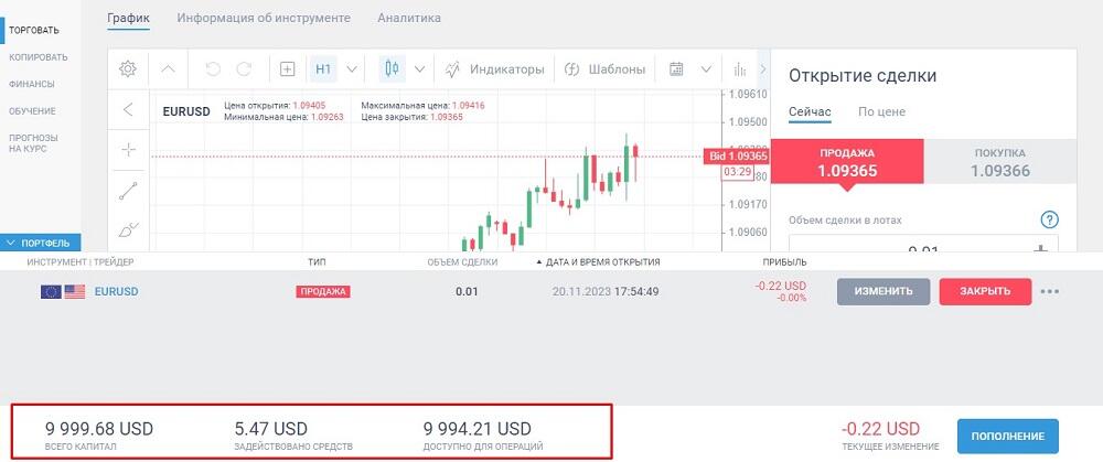 LiteFinance: Как проверить размер эквити в терминале LiteFinance?
