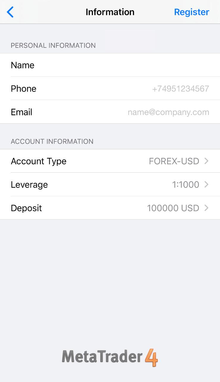 LiteForex: Installation von MT4 für iOS