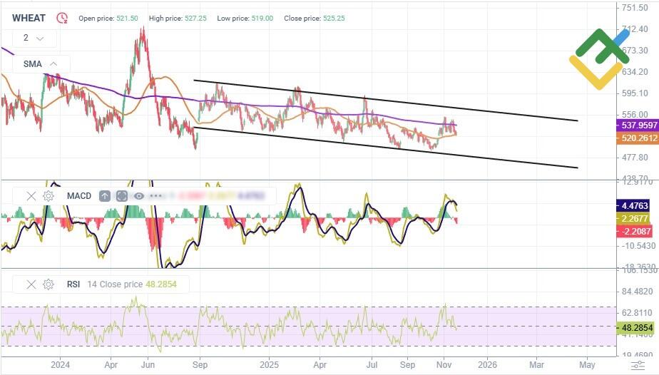 LiteFinance: Perkiraan Harga Wheat untuk 2026 Berdasarkan Analisis Teknikal