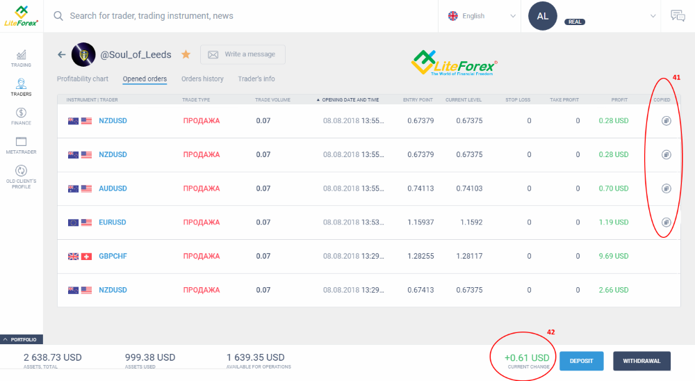LiteFinance: Cara pelabur beroperasi dalam sistem
