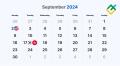 Hari libur pasar saham dunia: September 2024