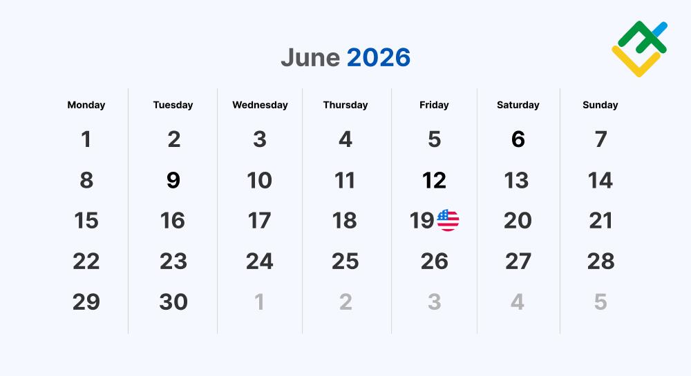 Feiertage an den internationalen Börsen: Juni 2026