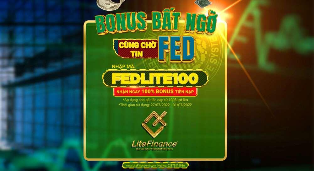 Bonus bất ngờ Cùng chờ tin Fed