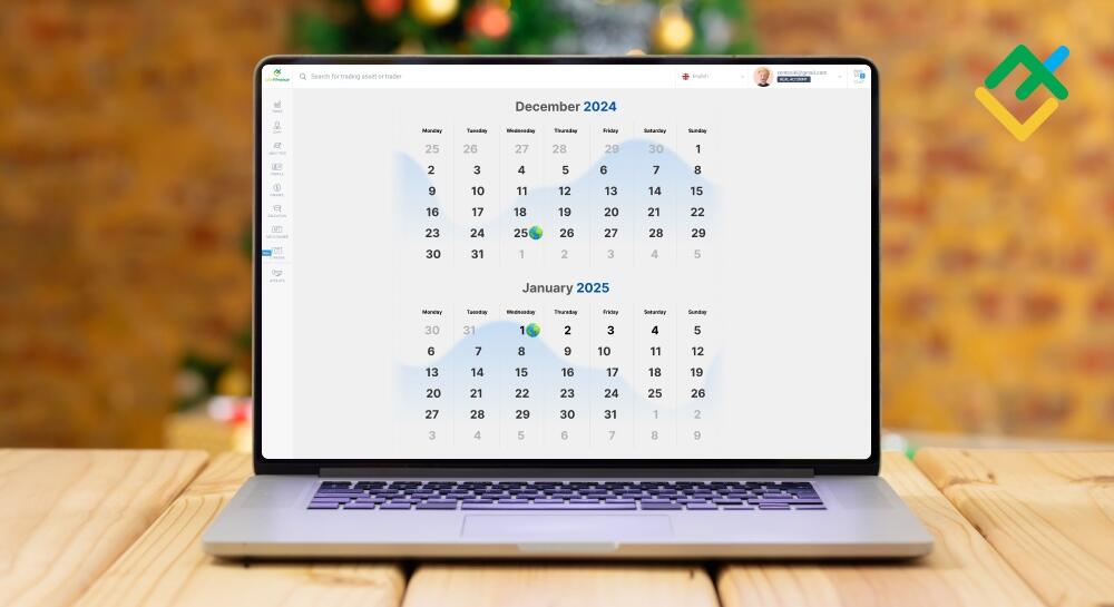 Geschäftszeiten von LiteForex während der Weihnachts- und Neujahrsfeiertage 2024/2025