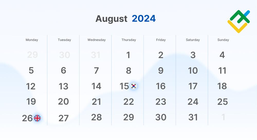 Hari libur pasar saham dunia: Agustus 2024